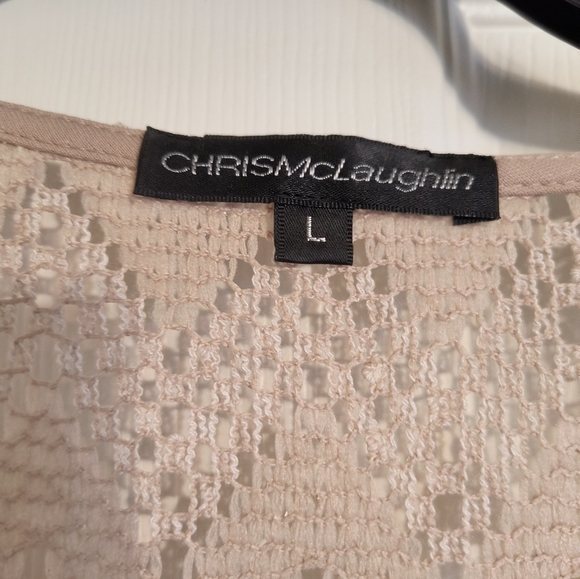 Cropped Cardigan w/tassels - Picture 2 of 2